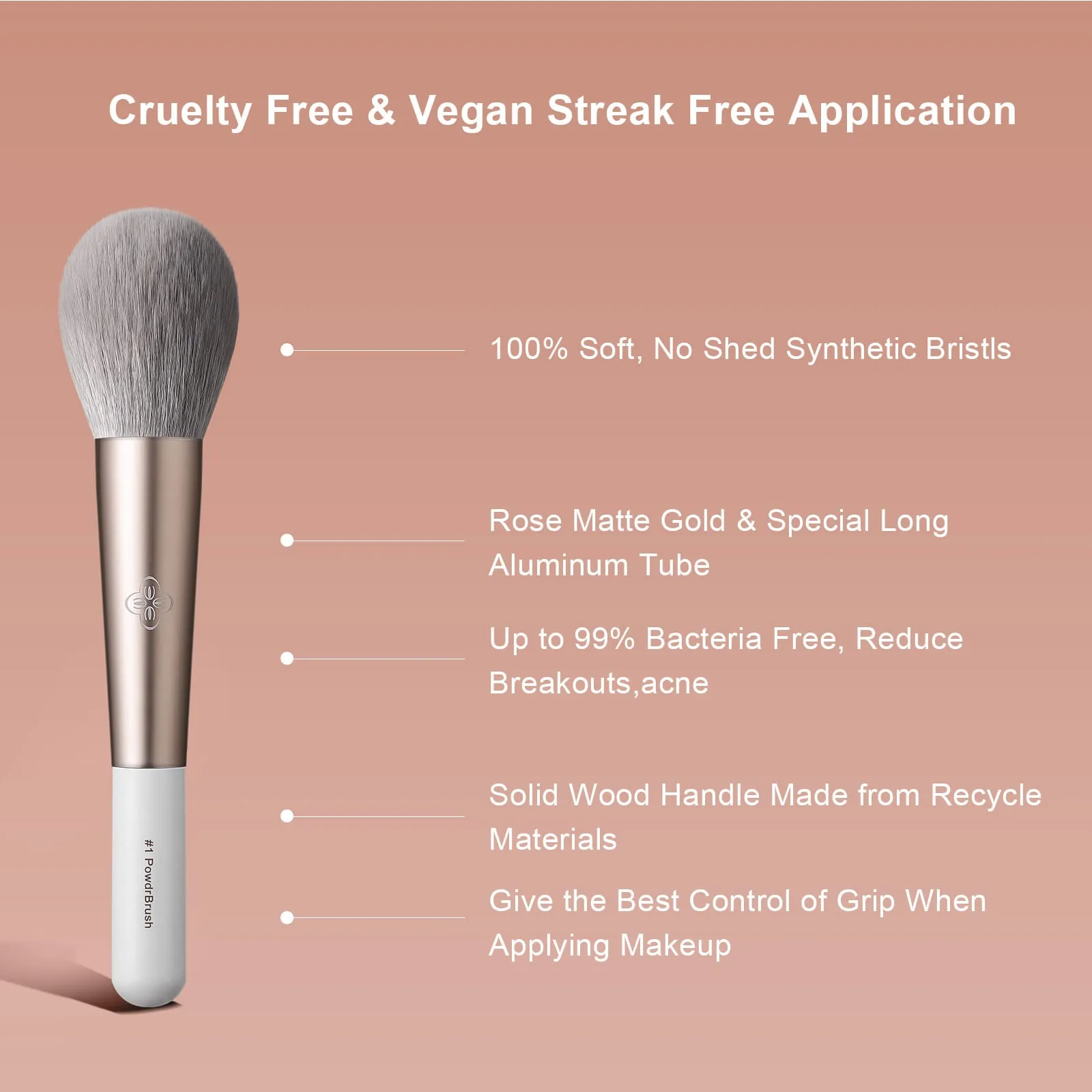 Toxicated Series-15 pcs Gentle Wind Professional Makeup Brush Tools Kit-Brush Organizer included