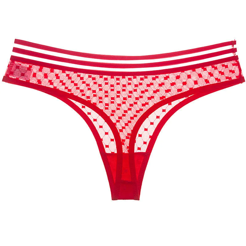 Transparent slim thong