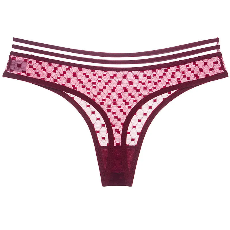 Transparent slim thong