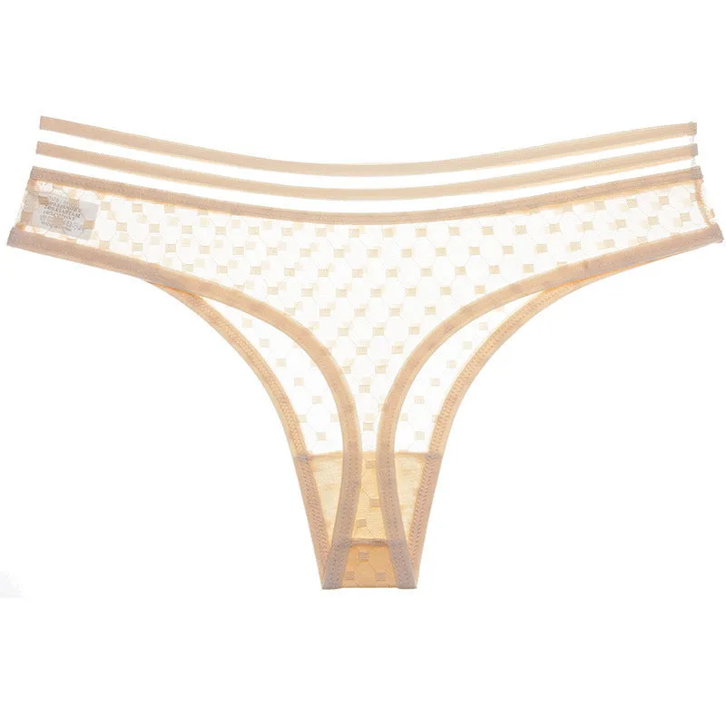 Transparent slim thong
