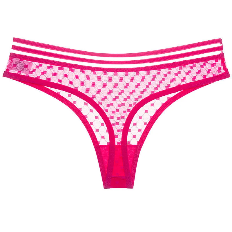 Transparent slim thong