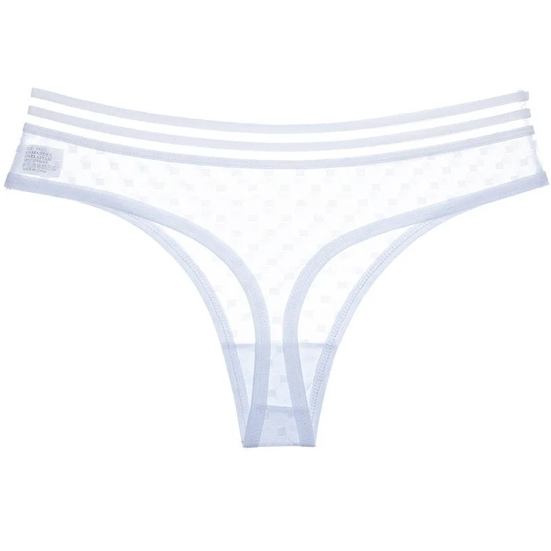 Transparent slim thong