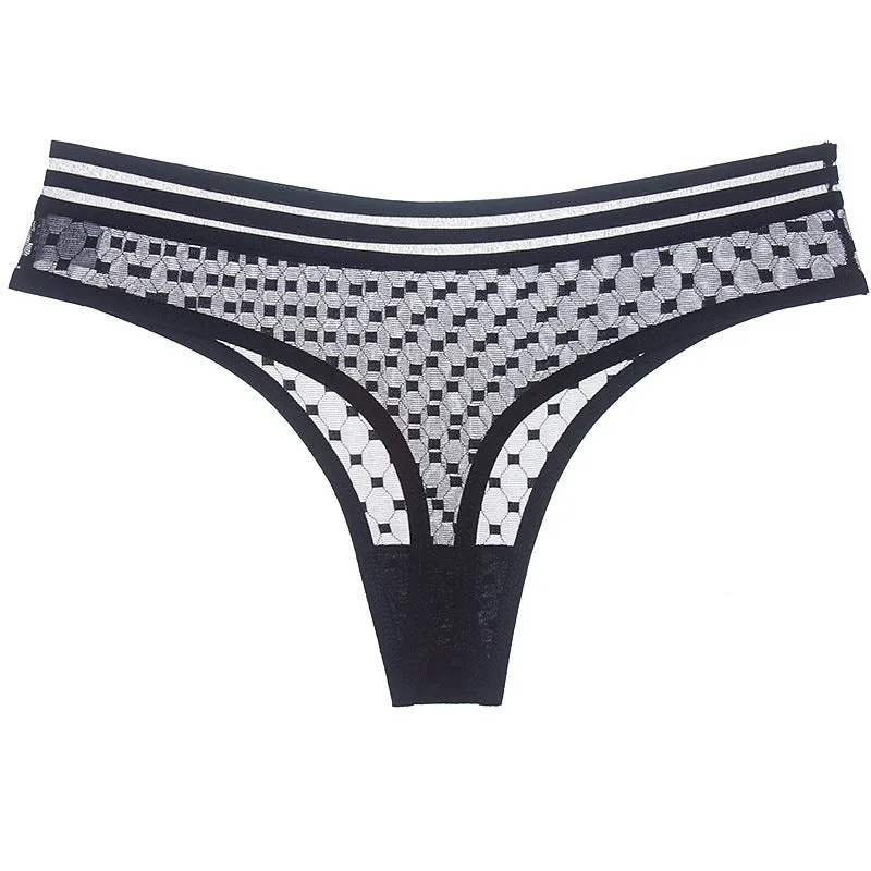 Transparent slim thong