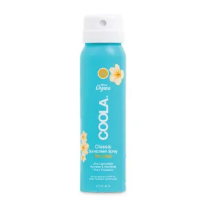 Travel Size Classic Body Organic Sunscreen Spray SPF 30