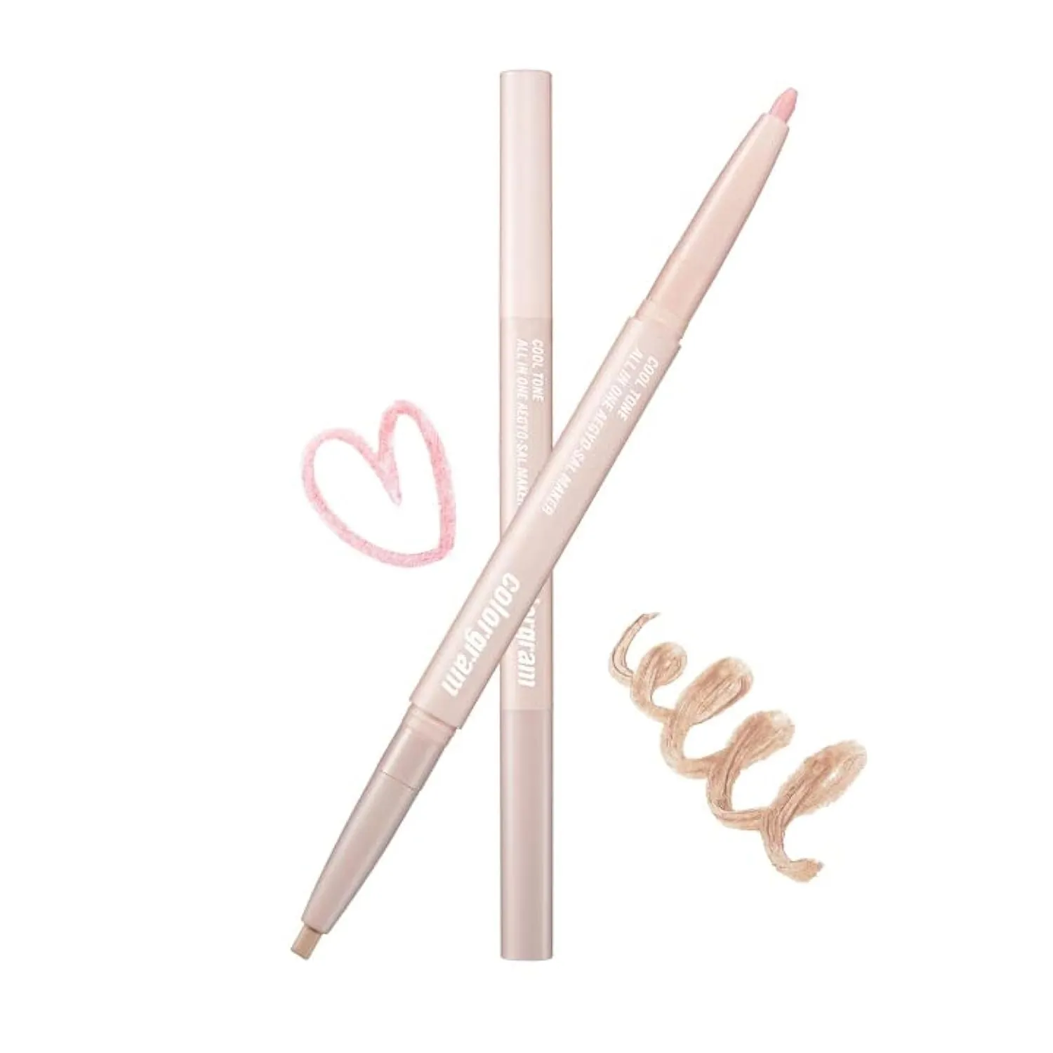 under Eye Highlighter Stick 02 Cool Tone | Silky-Smooth Long-Lasting Highlighter & Contouring Stick for Smudge-Proof, Shining Daily Makeup | K-Beauty Face Highlighters & Luminizers