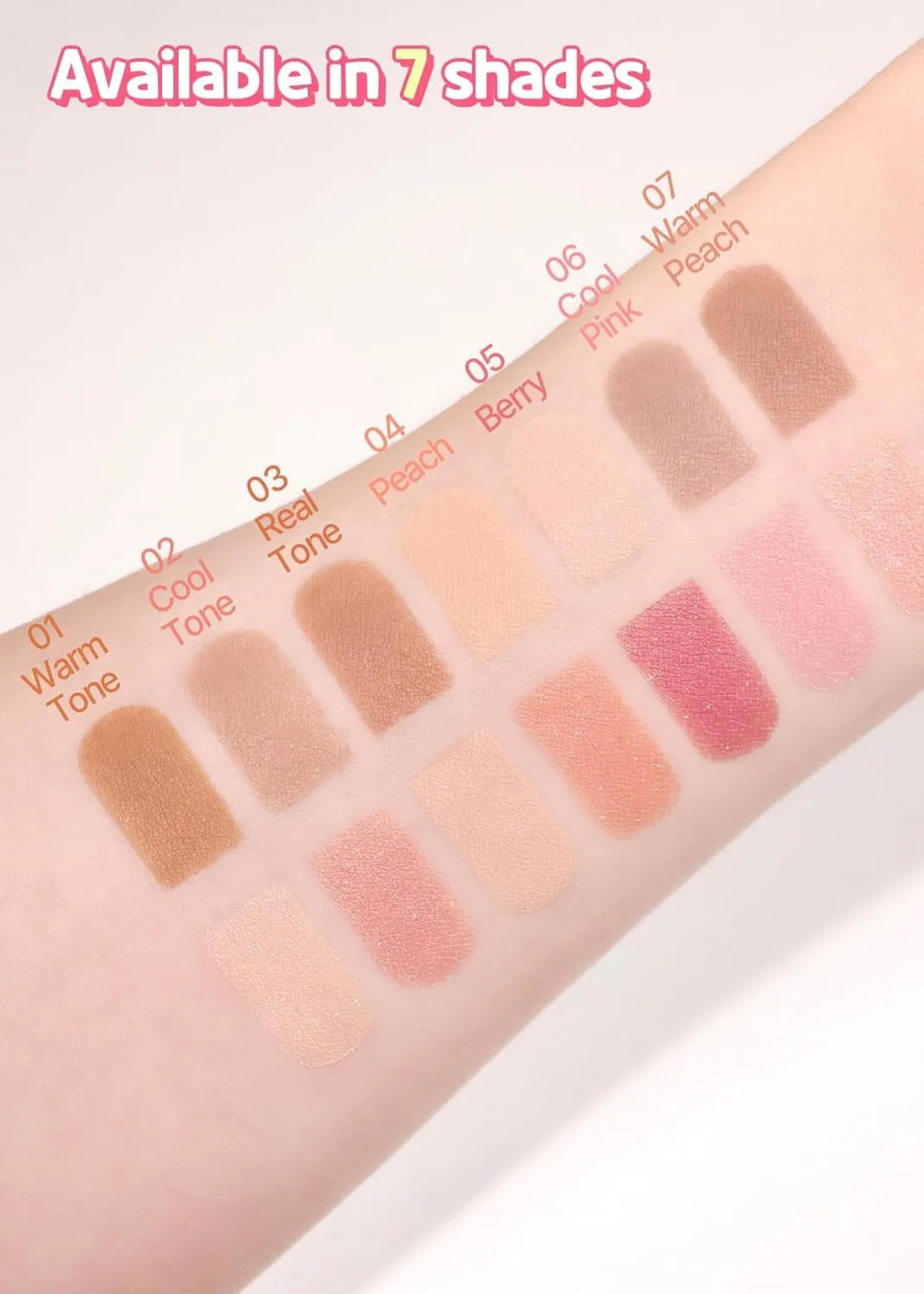 under Eye Highlighter Stick 02 Cool Tone | Silky-Smooth Long-Lasting Highlighter & Contouring Stick for Smudge-Proof, Shining Daily Makeup | K-Beauty Face Highlighters & Luminizers
