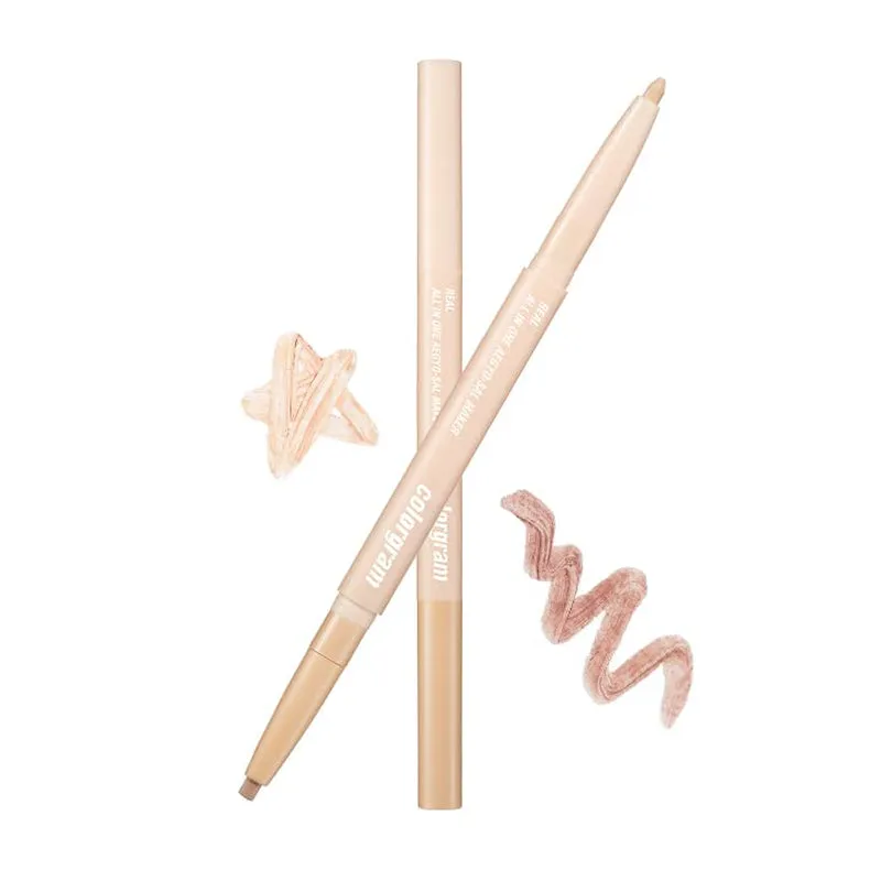 under Eye Highlighter Stick 02 Cool Tone | Silky-Smooth Long-Lasting Highlighter & Contouring Stick for Smudge-Proof, Shining Daily Makeup | K-Beauty Face Highlighters & Luminizers
