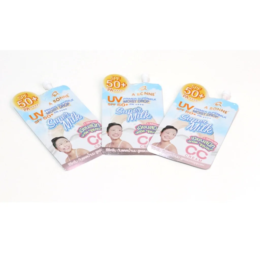 UV Primer Super Milk Moist Drop With SPF50  PA     (7ML Sachet)