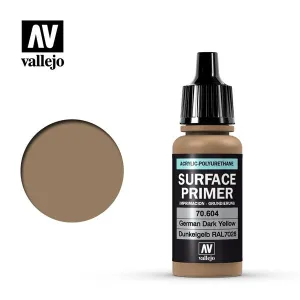 Vallejo Acrylic Polyurethane - Primer German Dark Yellow (RAL 7028) 17ml 70.604