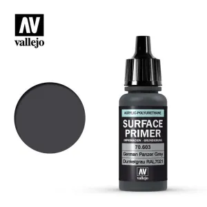Vallejo Acrylic Polyurethane - Primer German Panzer Grey (RAL 7021) 17ml 70.603