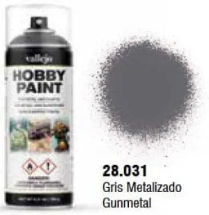 Vallejo Aerosol Gunmetal Primer