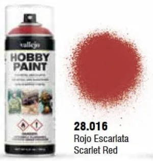 Vallejo Aerosol Scarlet Red Primer