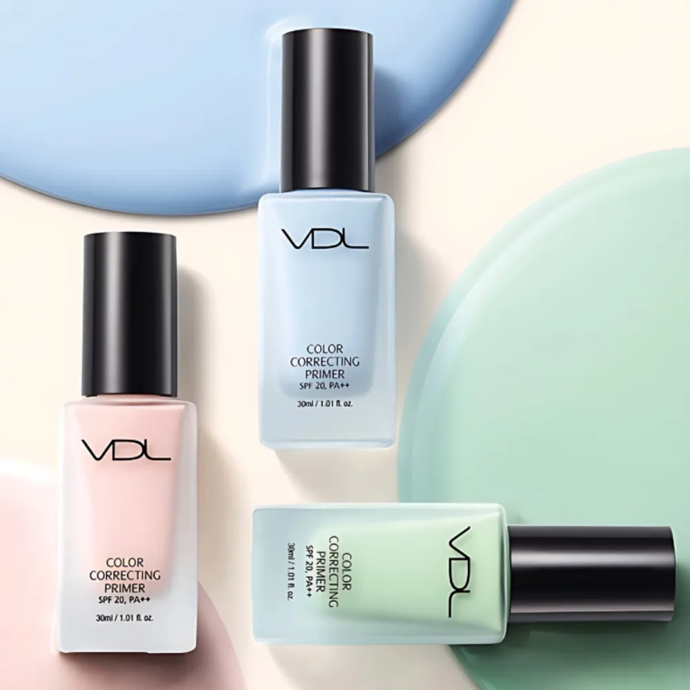 VDL Color Correcting Primer SPF20 PA   30ml ( Mint / Rose Quartz)