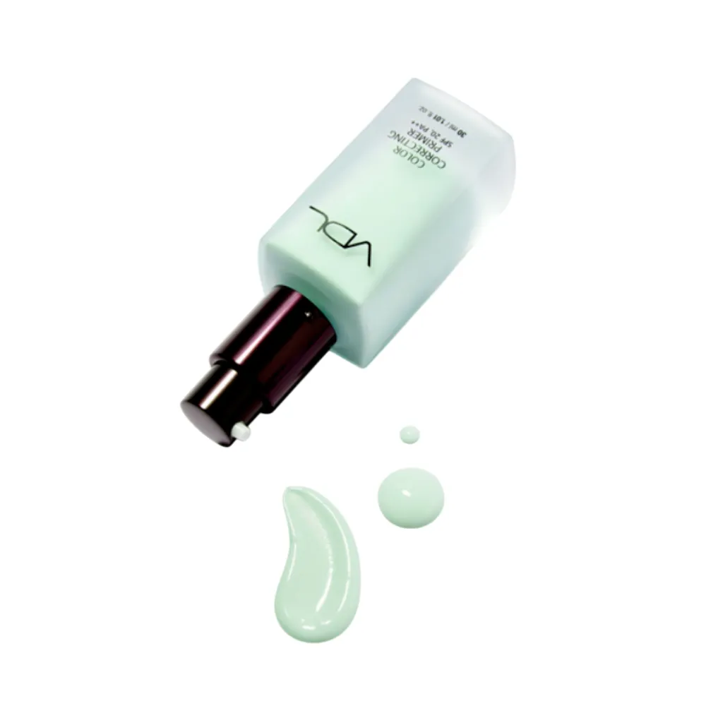 VDL Color Correcting Primer SPF20 PA   30ml ( Mint / Rose Quartz)