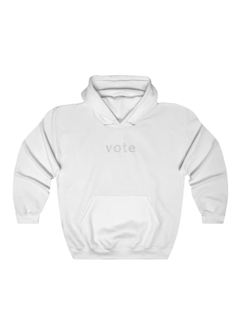 Vote Embroidered Hoodie