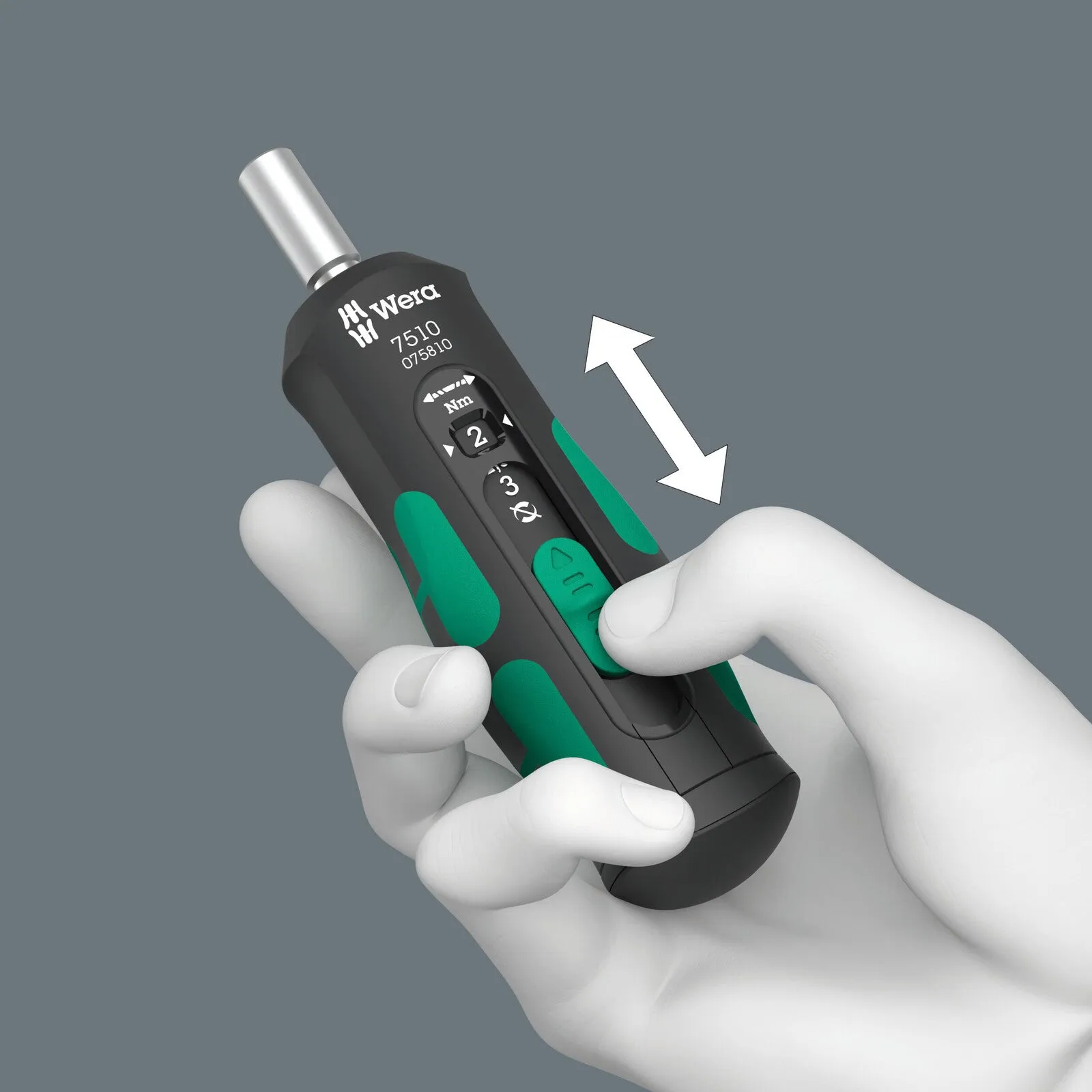 Wera 7510 Kraftform Safe-Torque Speed Screwdriver, 1.0 - 3.0 Nm, 05075810001