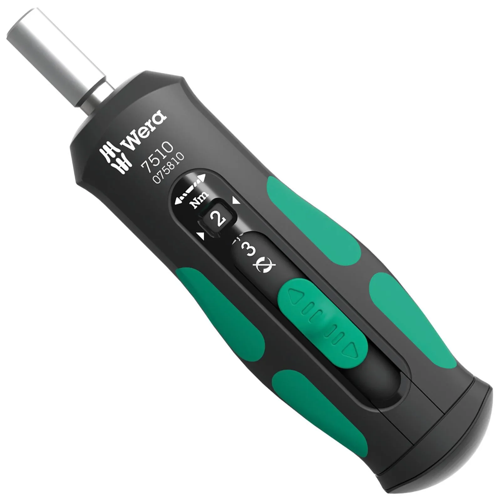 Wera Torque Wrench Screwdriver Set 1/4" Hex 1-3 Nm 7510/14 Kraftform Safe Torque Speed Tool Set for Carbide Inserts 14 Pieces