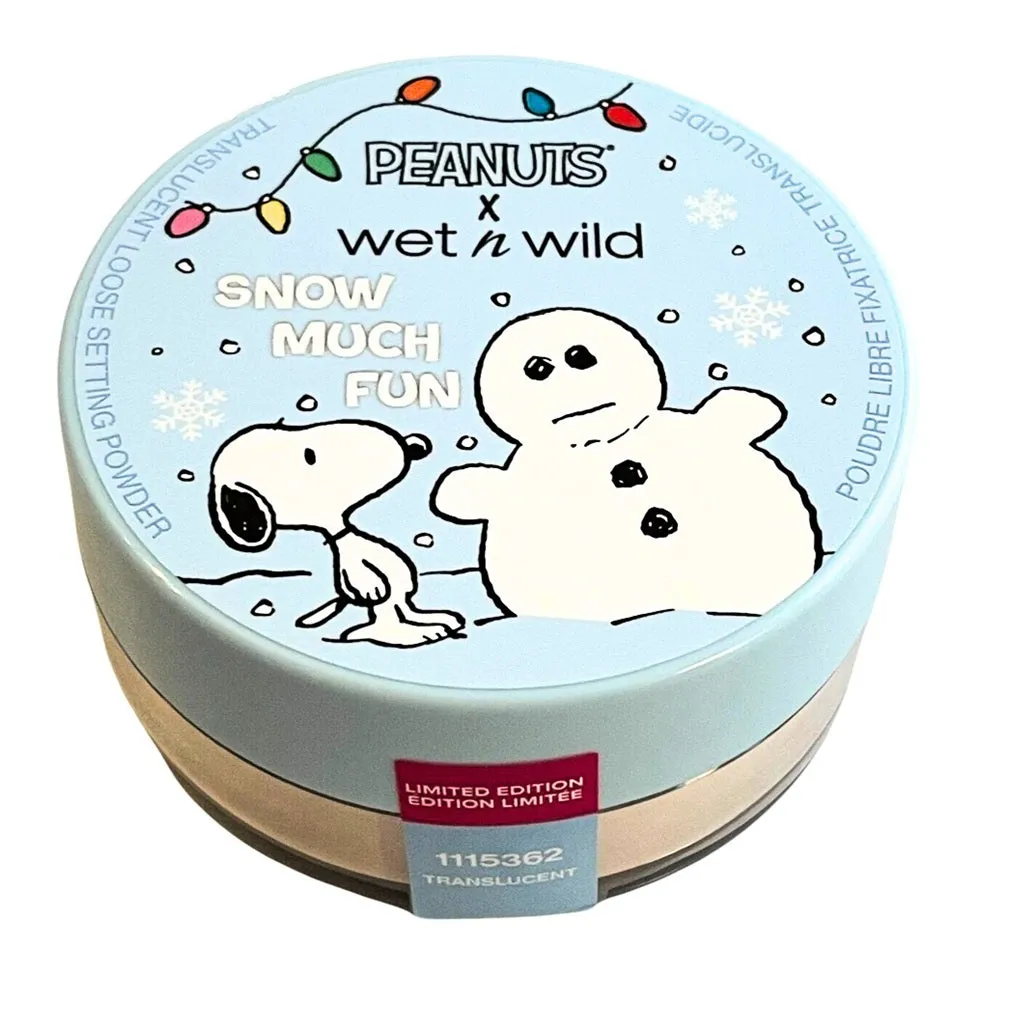 wet n wild Peanut Collection Translucent Loose Setting Powder, Snow Much Fun 1115362