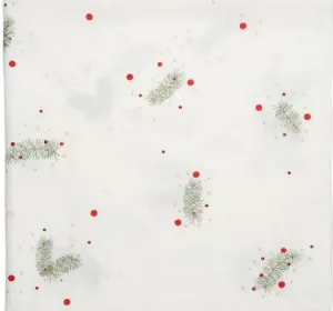 White Evergreen Tablecloth