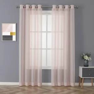 Whittier Blush 54x84 GMT Sheer Window Panel