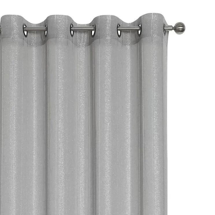 Whittier GRAY 54x84 GMT Sheer Window Panel
