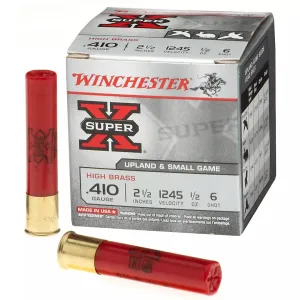 Winchester Super X 410 2.5IN 1/2OZ Upland #6 - CASE