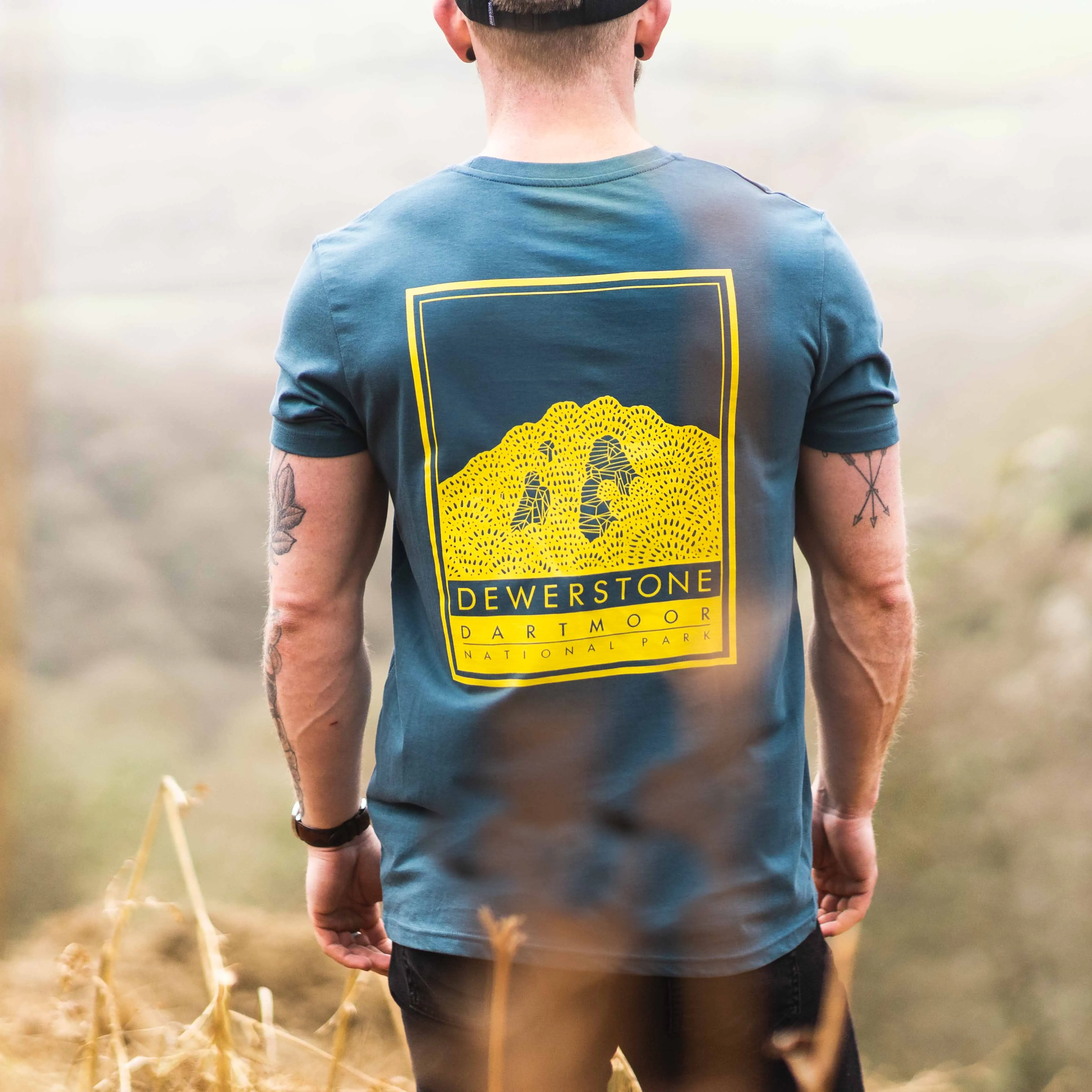 Woodcut T-Shirt - Teal