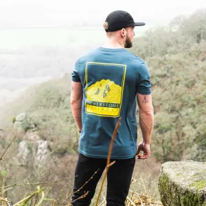 Woodcut T-Shirt - Teal