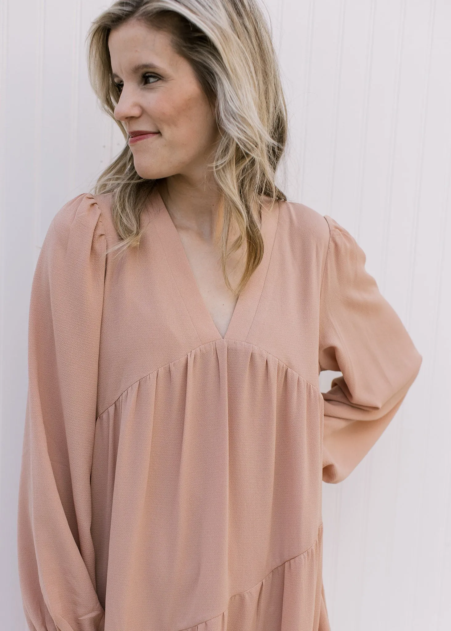 X Blushes Cross Hem Dress