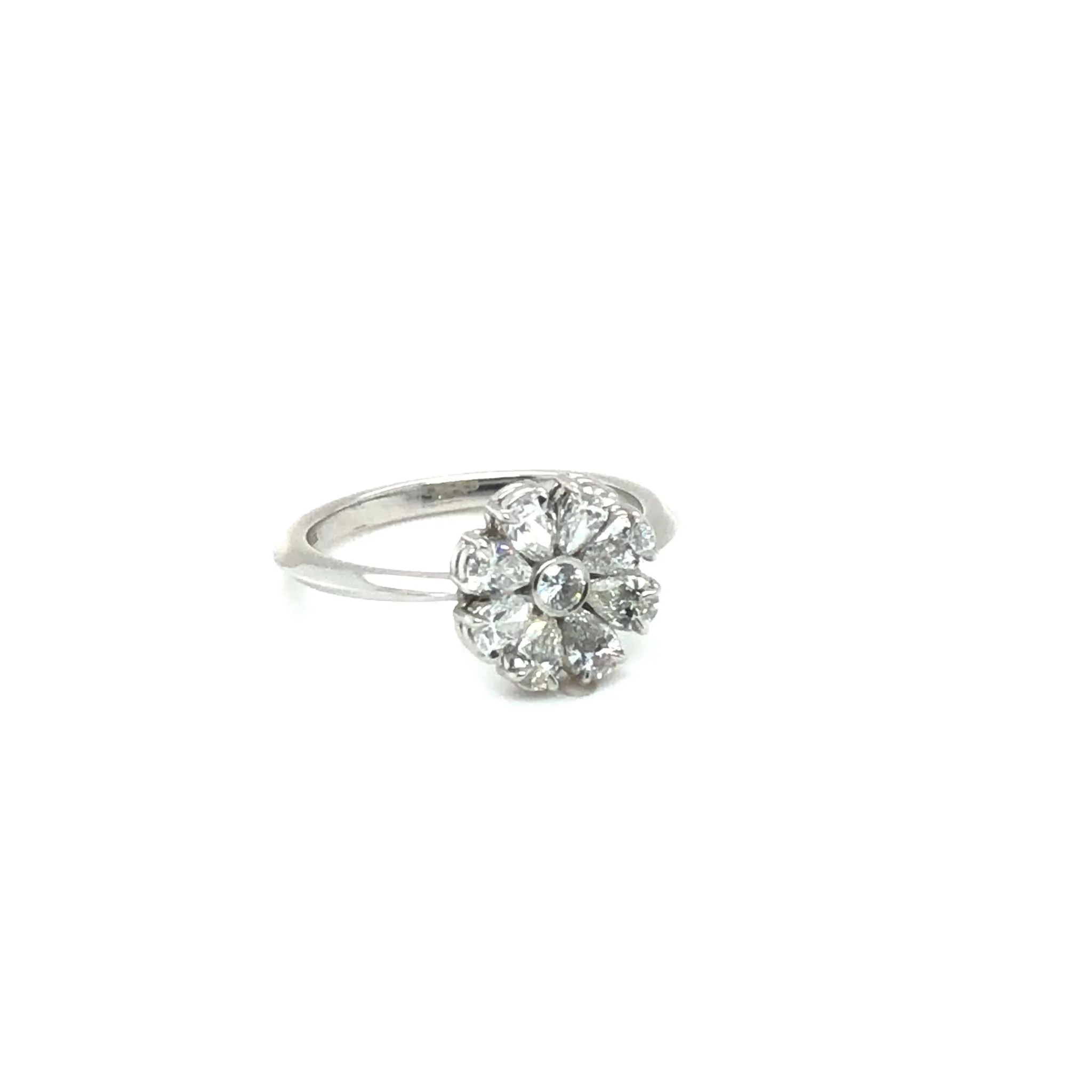 Xena Engagement Ring With Pear Shape Diamonds