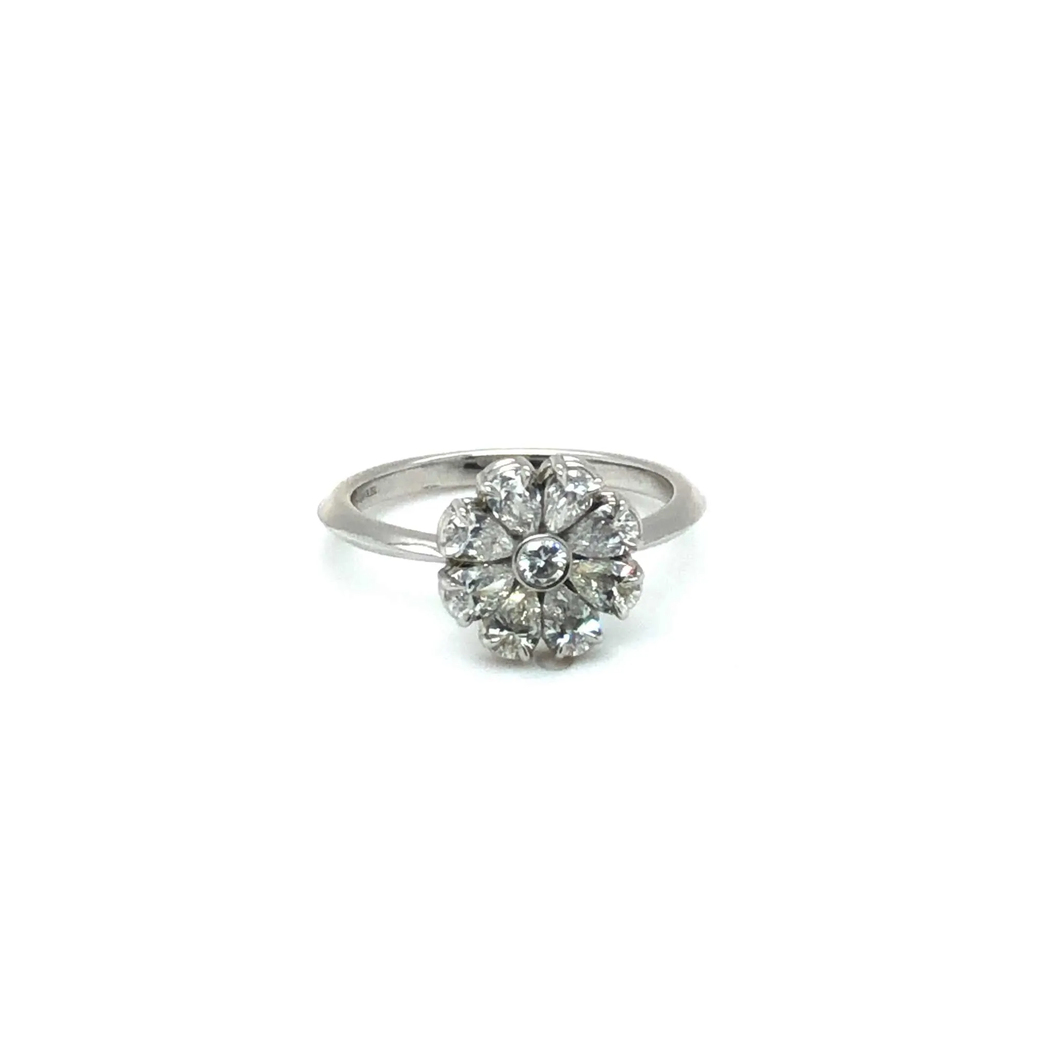Xena Engagement Ring With Pear Shape Diamonds
