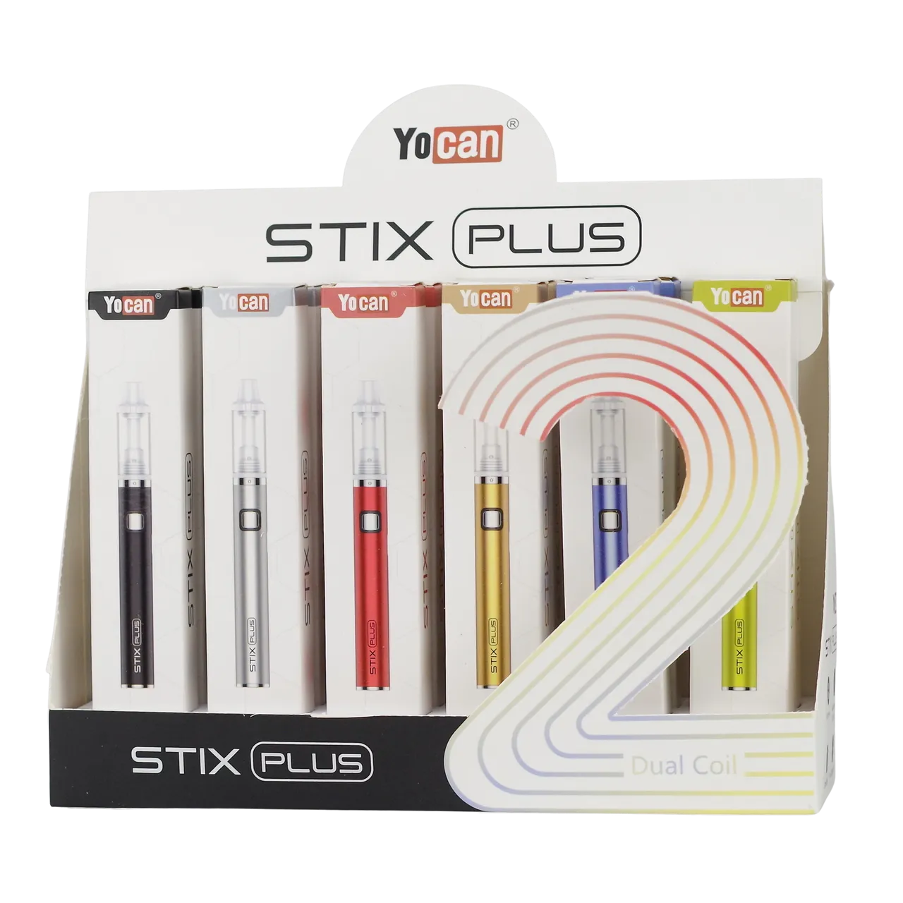 Yocan Stix Plus 650mAh Vaporizer Kit - (12 Count Display)