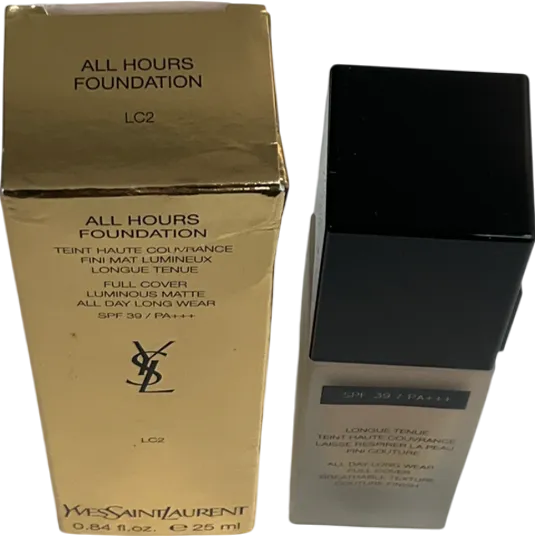YSL All Hours Foundation Lo2 25ml